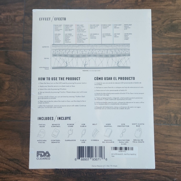 LED Facial Mask - Picture 3 of 3